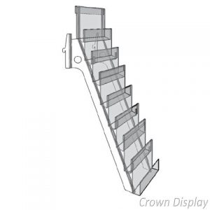 8 tier card unit display attachment