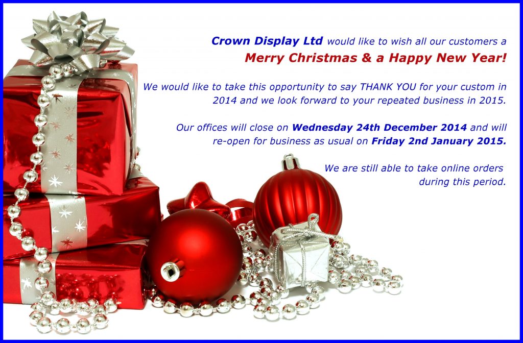 Christmas Opening Hours