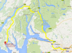 Kyles of Bute Map