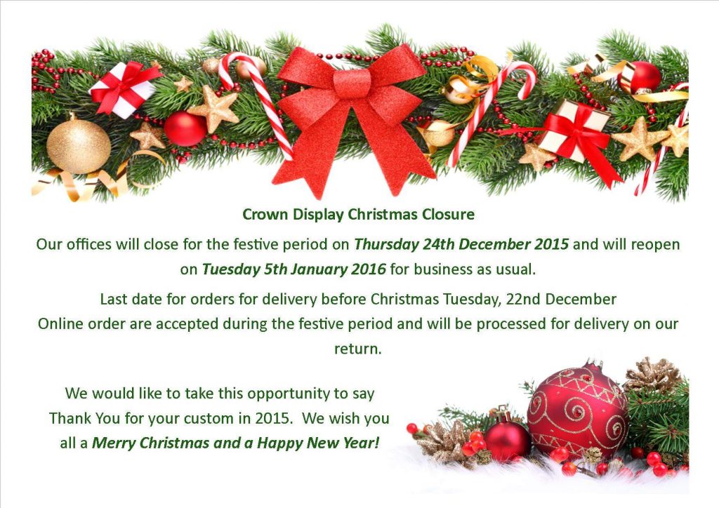 Xmas Closure cp