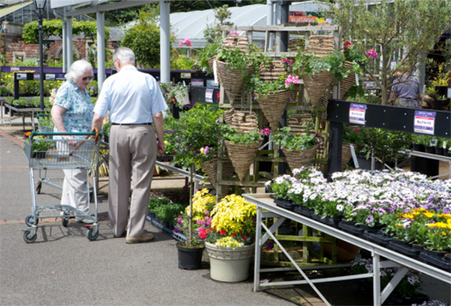 Garden Centre Display Shelving