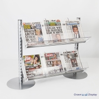 Queue Management Newspaper Shelf