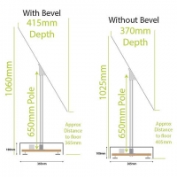 Landscape A3 LED Light Panel 3 panels wide x 2 panels high Bevelled (6260815B)