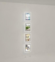 Portrait LED Light Window Pocket Display Kit Quad A4 (6200315)