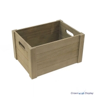 Rustic Grey Crate Style Riser