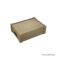 Rustic Grey Crate Style Riser
