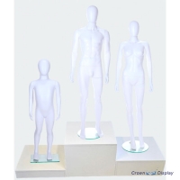 White Mannequin Plinth Stand - Small