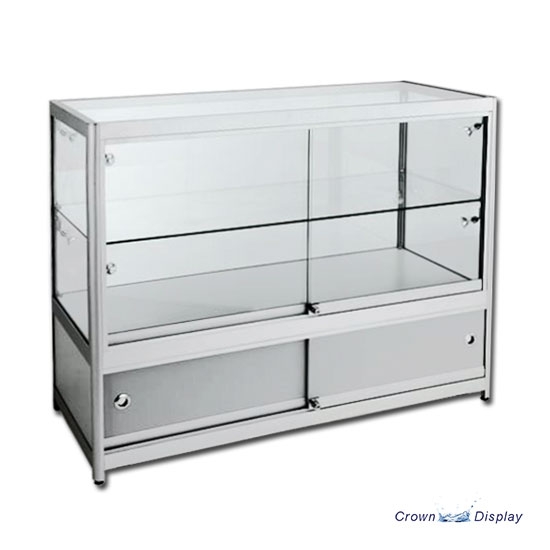 Aluminium Deluxe Showcase with lighting Aluminium Deluxe Showcase with lighting