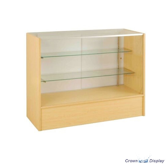 Glass Fronted Maple/White Showcase Counter