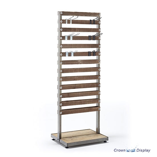 Organic Reclaimed Wooden Double Sided Slatted Unit Organic Reclaimed Wooden Double Sided Slatted Unit