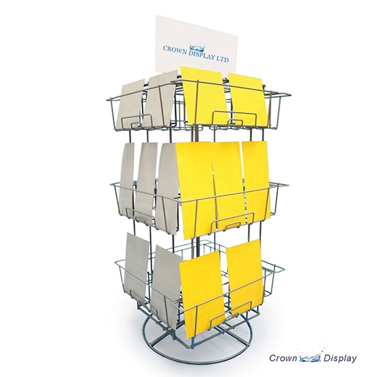 Rotating Countertop Wire Card Rack Rotating Countertop Wire Card Rack