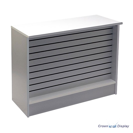 Recessed Slatted Front Counter