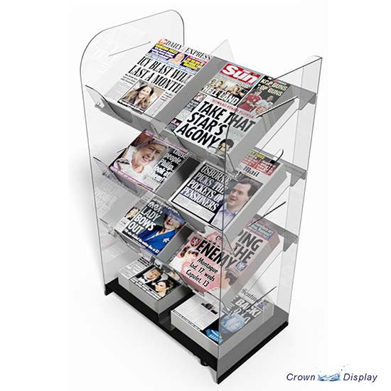 Double Acrylic News Unit (8 titles)