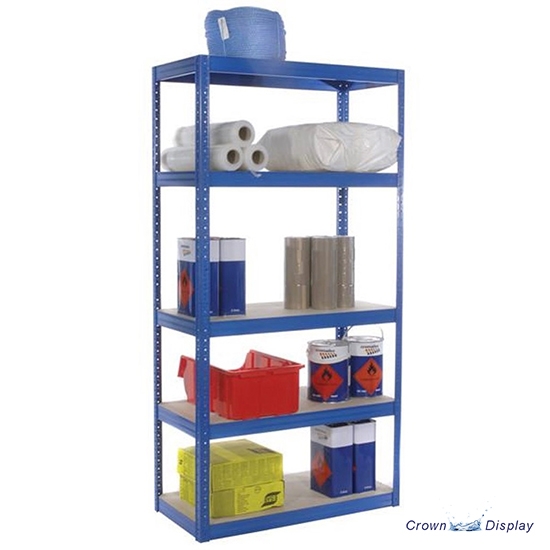 Pop-up Blue Shelving Unit 