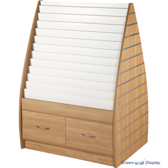 Double Sided Card Unit with Slatted Ends Double Sided Card Unit with Slatted Ends