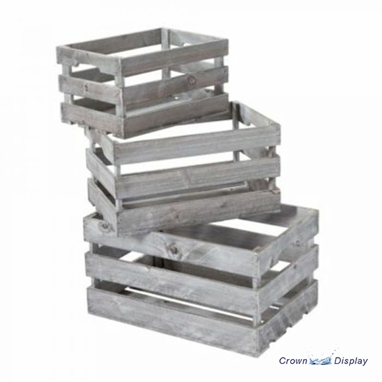 Stackable Crates (Set of 3)
