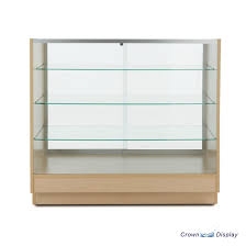 Full Vision Glass Counter with Lockable doors