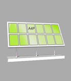 Portrait A4 LED Light Panel 6 panels wide x 2 panels high Bevelled (6260515B)