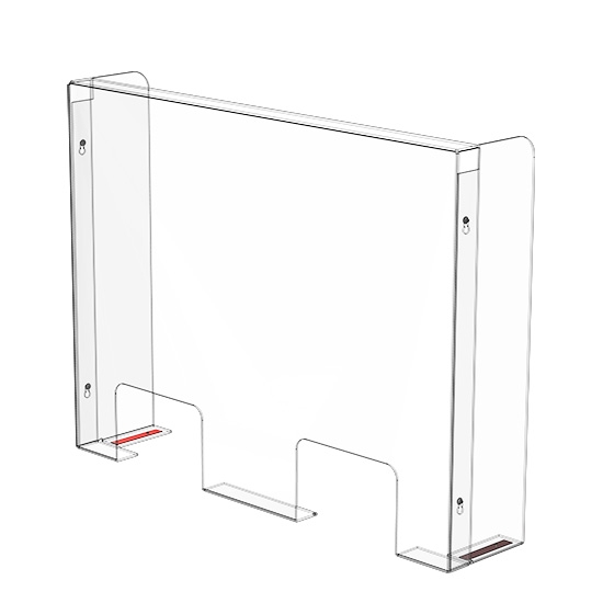 Counter/Till Double Sneeze Screen 1200mm x 900mm