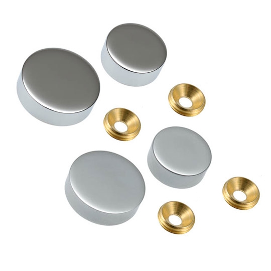 Satin Screw head Covers 15mm (5031211) Satin Screw head Covers 15mm (5031211)