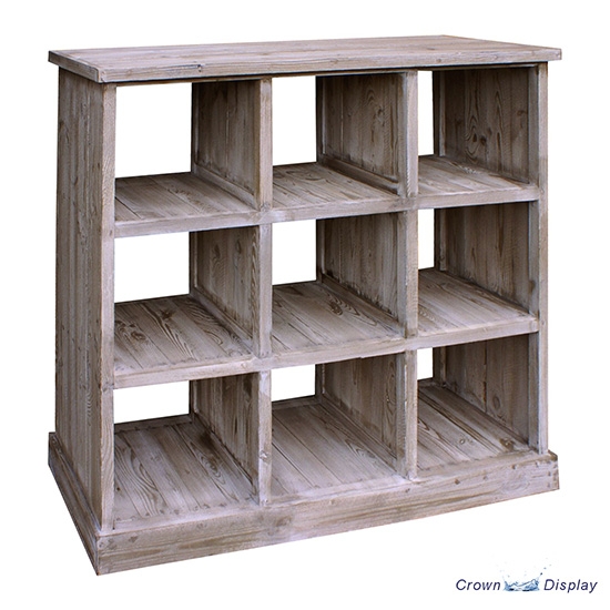 Rustic Cubed Display Unit