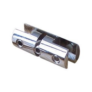 Chrome Double Vertical 8mm Panel Clip (7231210)