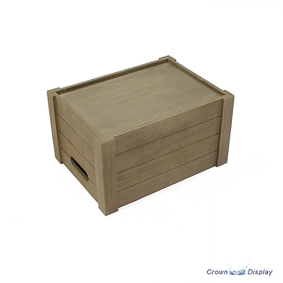 Rustic Grey Crate Style Riser
