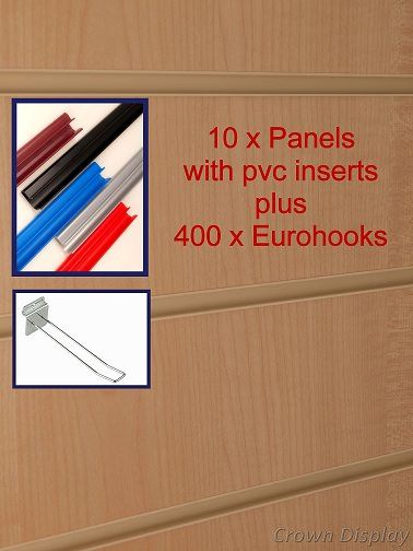 Woodgrain Slatwall & Hooks Special Woodgrain Slatwall & Hooks Special