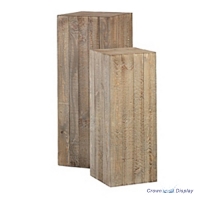 Rustic Display Plinths