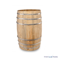 Large Wooden Display Barrel