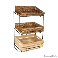 Wire 3 Tier Mixed Counter-Top Display