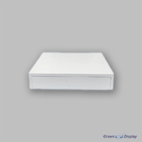 White Mannequin Plinth Stand - Small