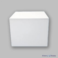 White Mannequin Plinth Stand - Large
